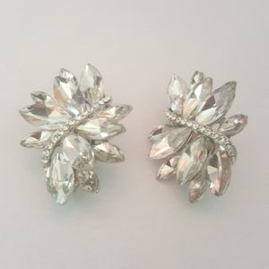Crystal Clip on Earrings